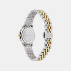 Women Quartz Green Dial Analog Stainless Steel Watch SFAC00424