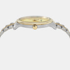Ferragamo Duo Men Quartz Champagne Dial Analog Stainless Steel Watch SFCV00319