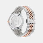 Men Quartz Brown Dial Analog Stainless Steel Watch SFCV00419