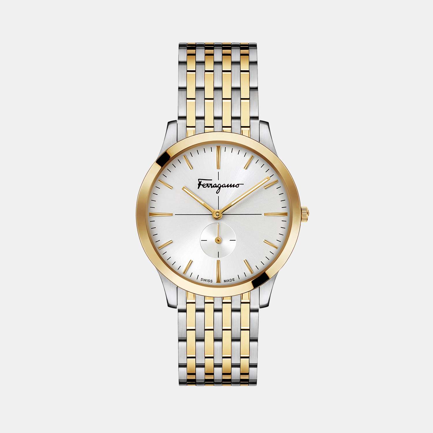 Ferragamo Round White Analog watch