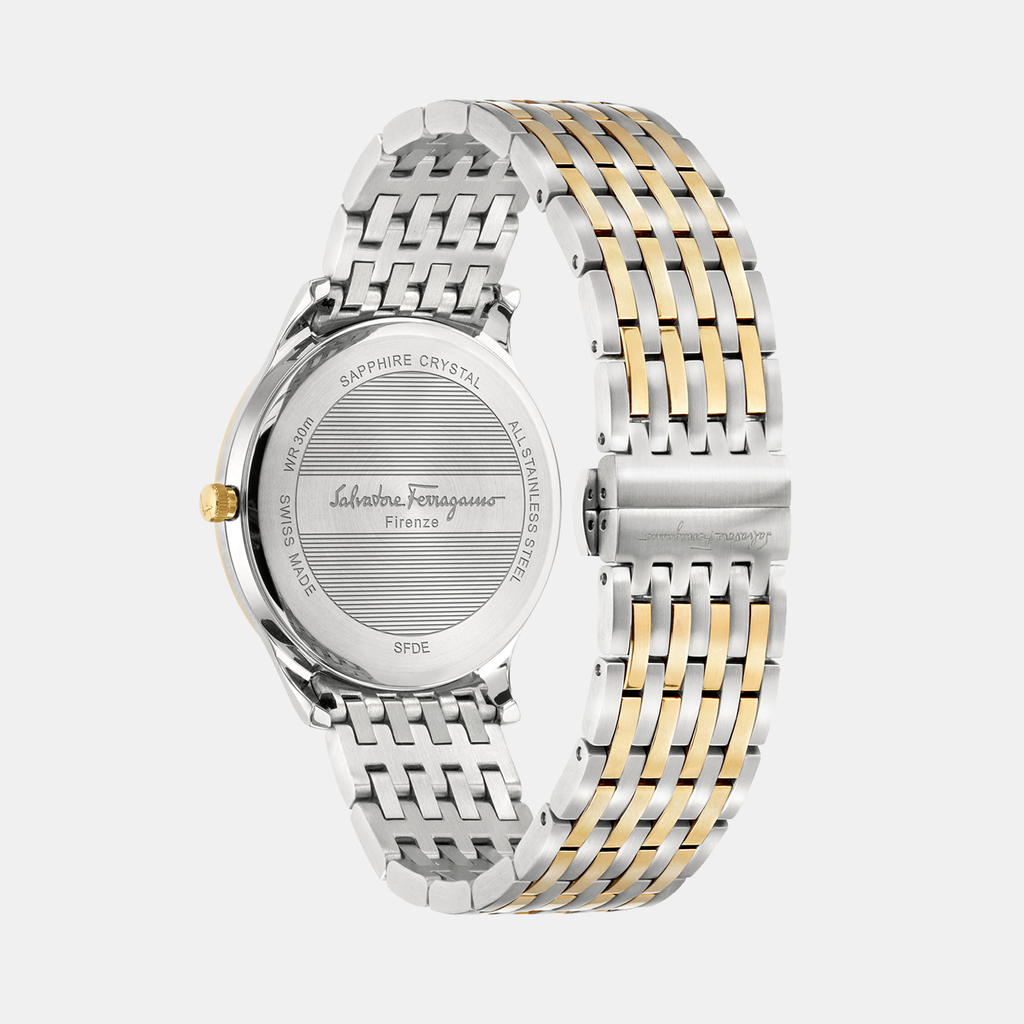 Ferragamo Brass Round watch