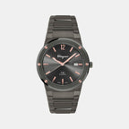 F-80 Classic Men Quartz Grey Dial Analog Stainless Steel Watch SFDT01520