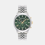 Ferragamo Round Green Chronograph watch