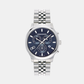 Men Quartz Blue Dial Chronograph Stainless Steel Watch SFEZ00624