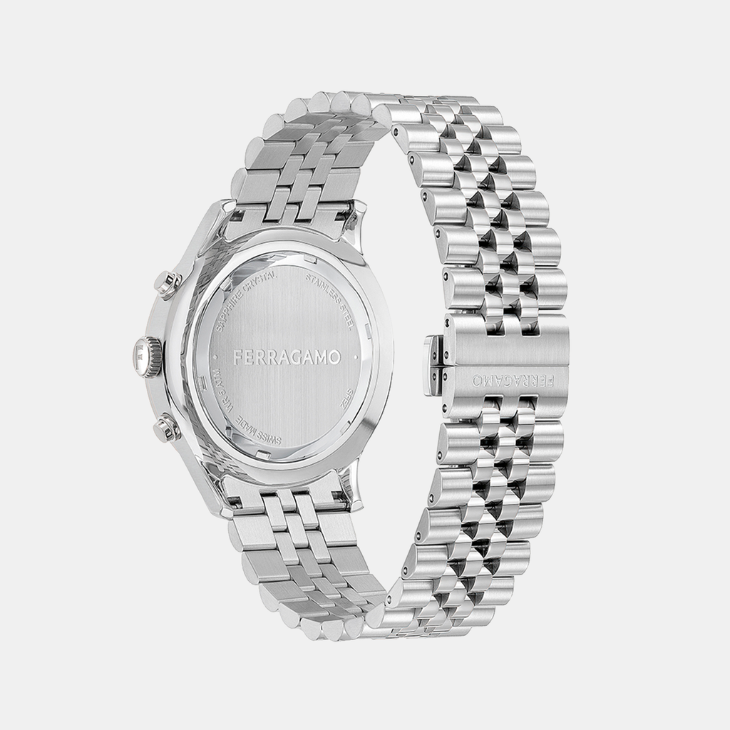 Ferragamo Men Round Blue watch