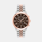 Ferragamo Round Brown Chronograph watch