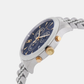 Men Quartz Blue Dial Chronograph Stainless Steel Watch SFEZ01324