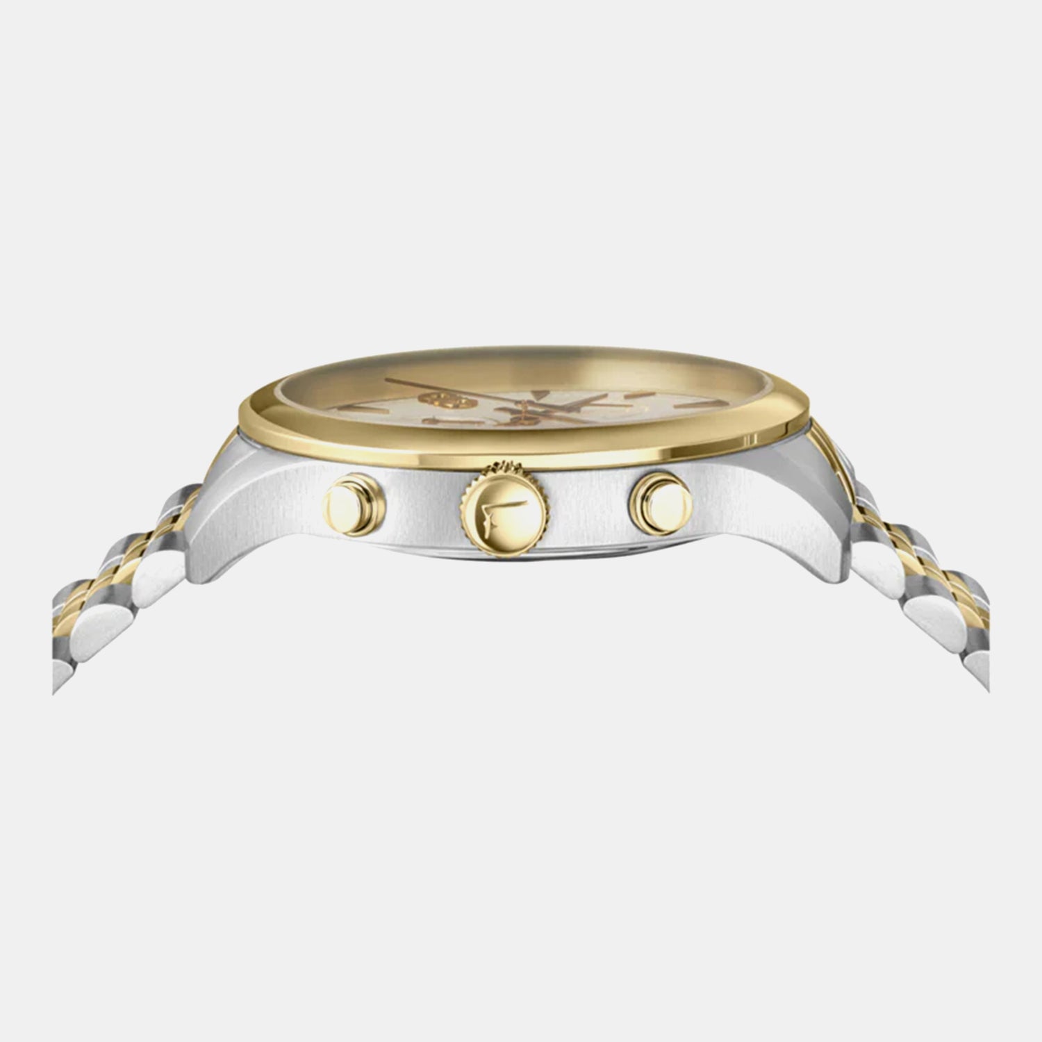 Men Quartz White Dial Chronograph Stainless Steel Watch SFEZ01424