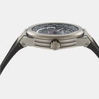 Ha-F-80 Gmt Worldtime -Fw Men Quartz Black Dial Analog Stainless Steel Watch SFHA00224