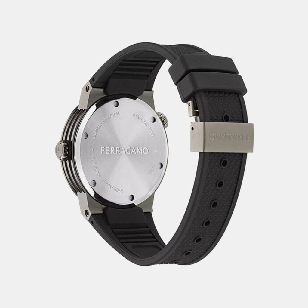 Ha-F-80 Gmt Worldtime -Fw Men Quartz Black Dial Analog Stainless Steel Watch SFHA00224