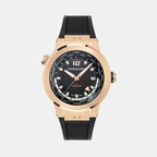 Ferragamo Round Black Analog watch