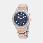 Men Quartz Blue Dial Chronograph Stainless Steel Watch SFJE00524