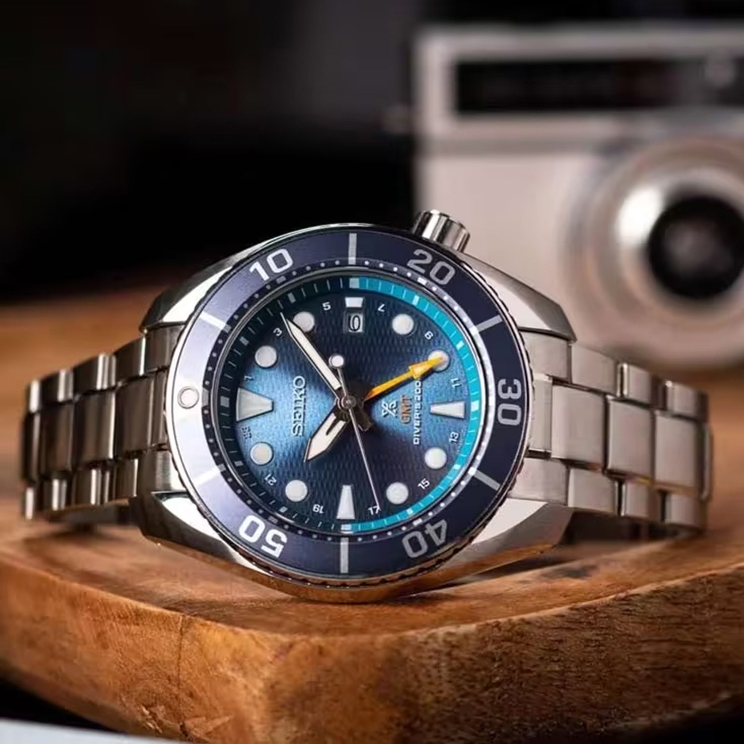 Prospex Men Solar Blue Dial Analog Stainless Steel Watch SFK001J1