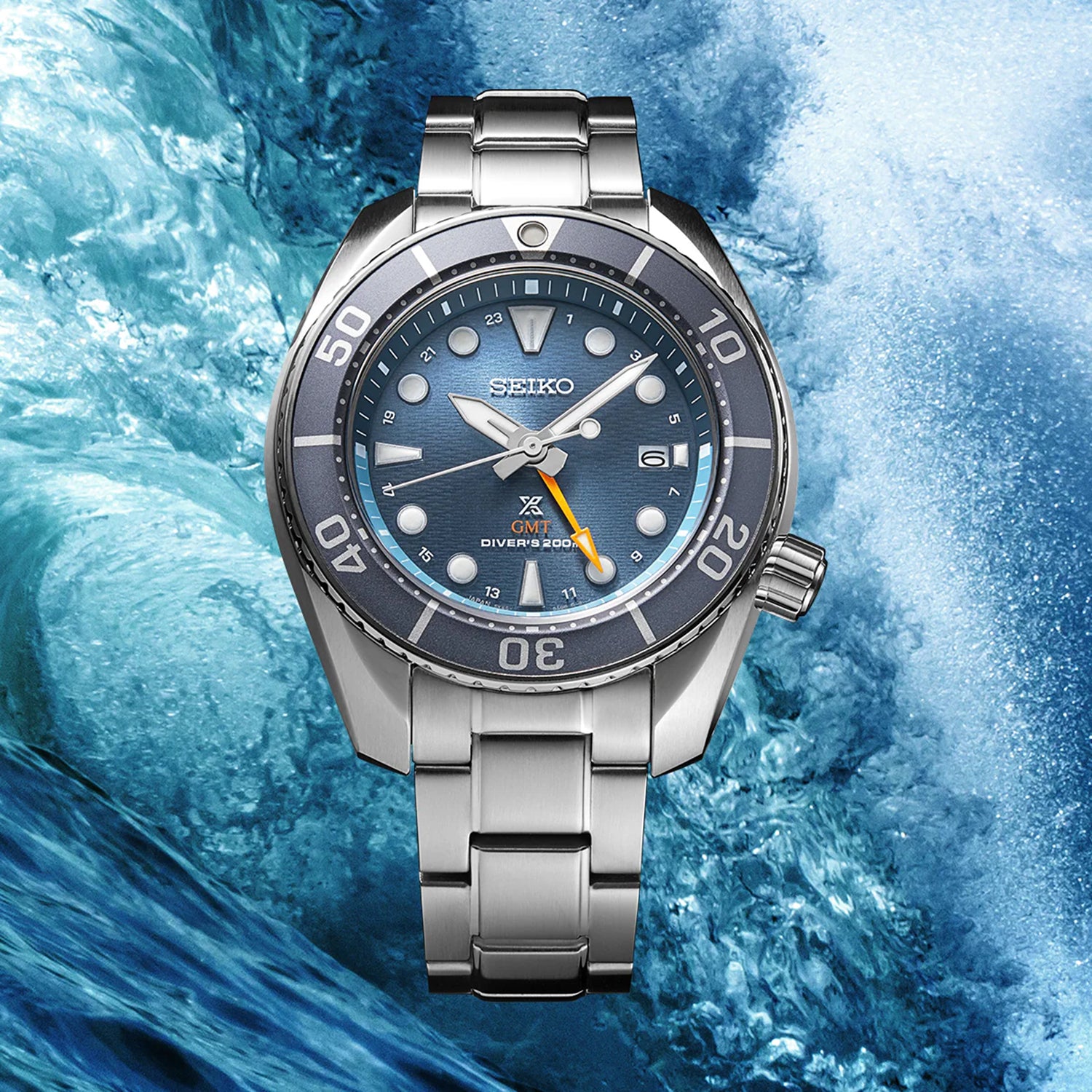Prospex Men Solar Blue Dial Analog Stainless Steel Watch SFK001J1