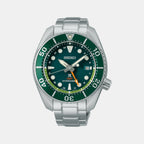 Prospex Men Solar Green Dial Analog Stainless Steel Watch SFK003J1