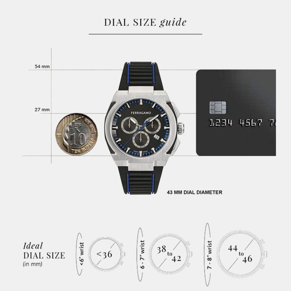 K2-Supreme Chrono 43Mm-Fw Men Quartz Black Dial Chronograph Silicone Watch SFK200123