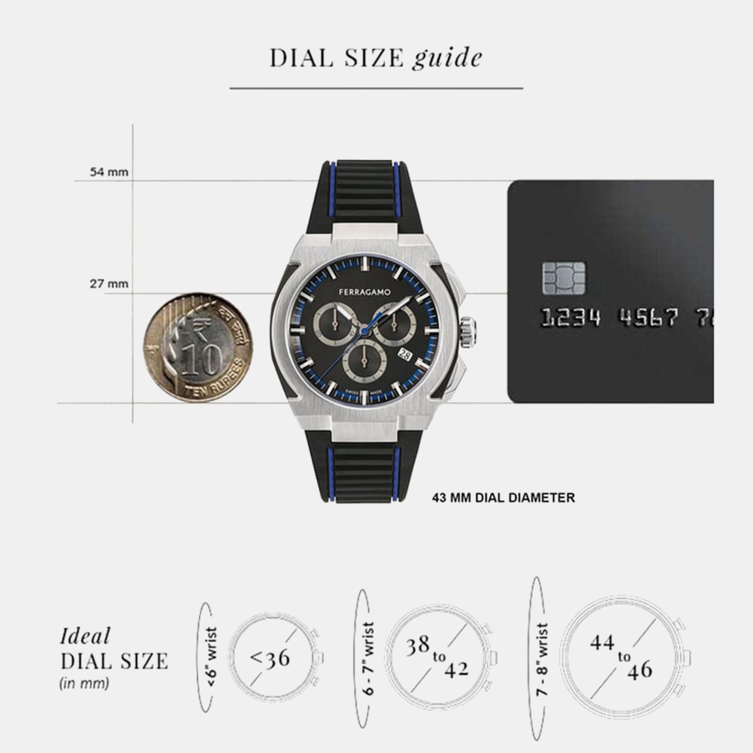 K2-Supreme Chrono 43Mm-Fw Men Quartz Black Dial Chronograph Silicone Watch SFK200123
