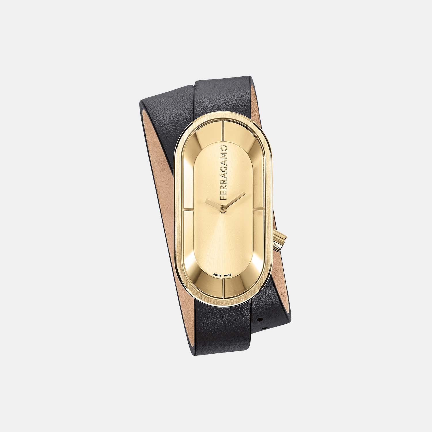 Ferragamo Geometric Gold Analog watch