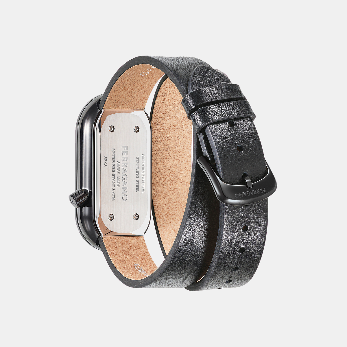 Ferragamo Women Geometric Black watch