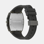 F-80 Men Quartz Black Dial Chronograph Silicone Watch SFKE01026