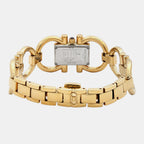 Kh-Double Gancini Mini Women Quartz Champagne Dial Analog Stainless Steel Watch SFKH00123