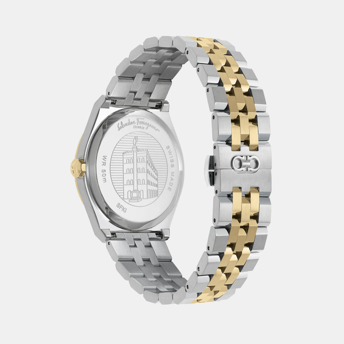 Vega Men Quartz Silver Dial Analog Stainless Steel Watch SFKI00223