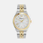 Ki-Vega New 40Mm Men Quartz Silver Dial Analog Stainless Steel Watch SFKI00223