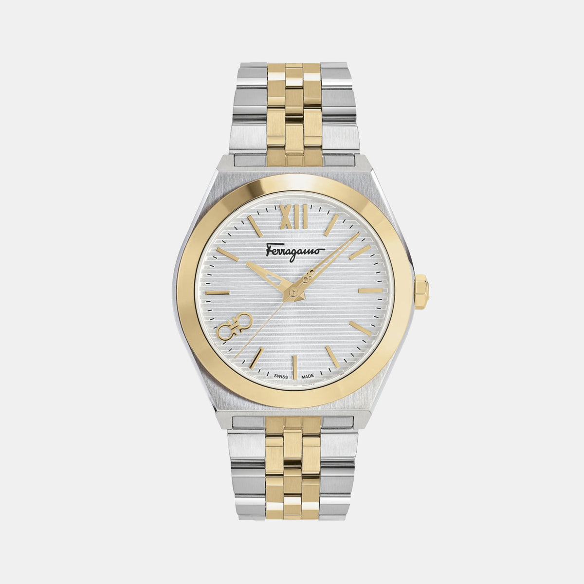 Vega Men Quartz Silver Dial Analog Stainless Steel Watch SFKI00223
