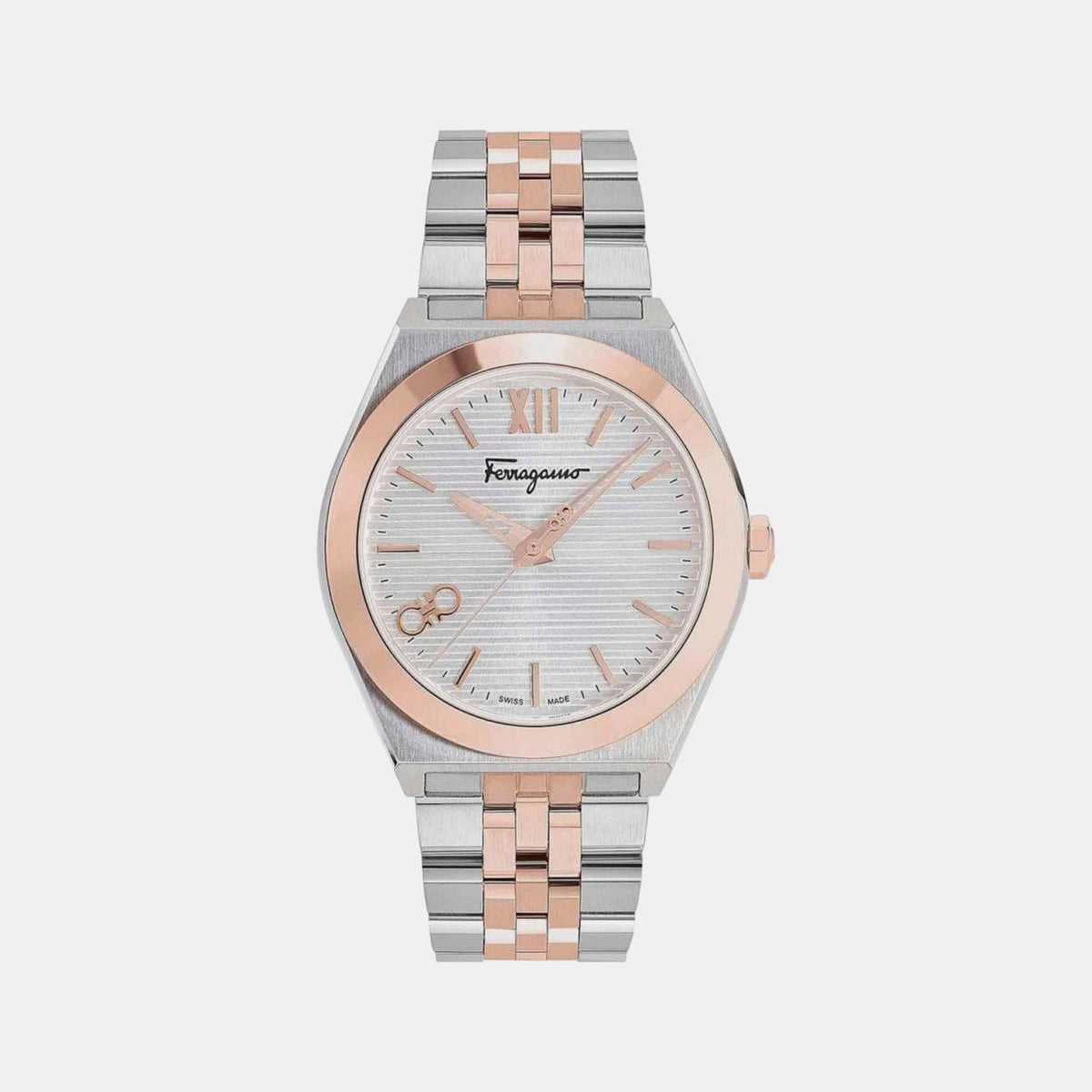 Vega Men Quartz Silver Dial Analog Stainless Steel Watch SFKI00323