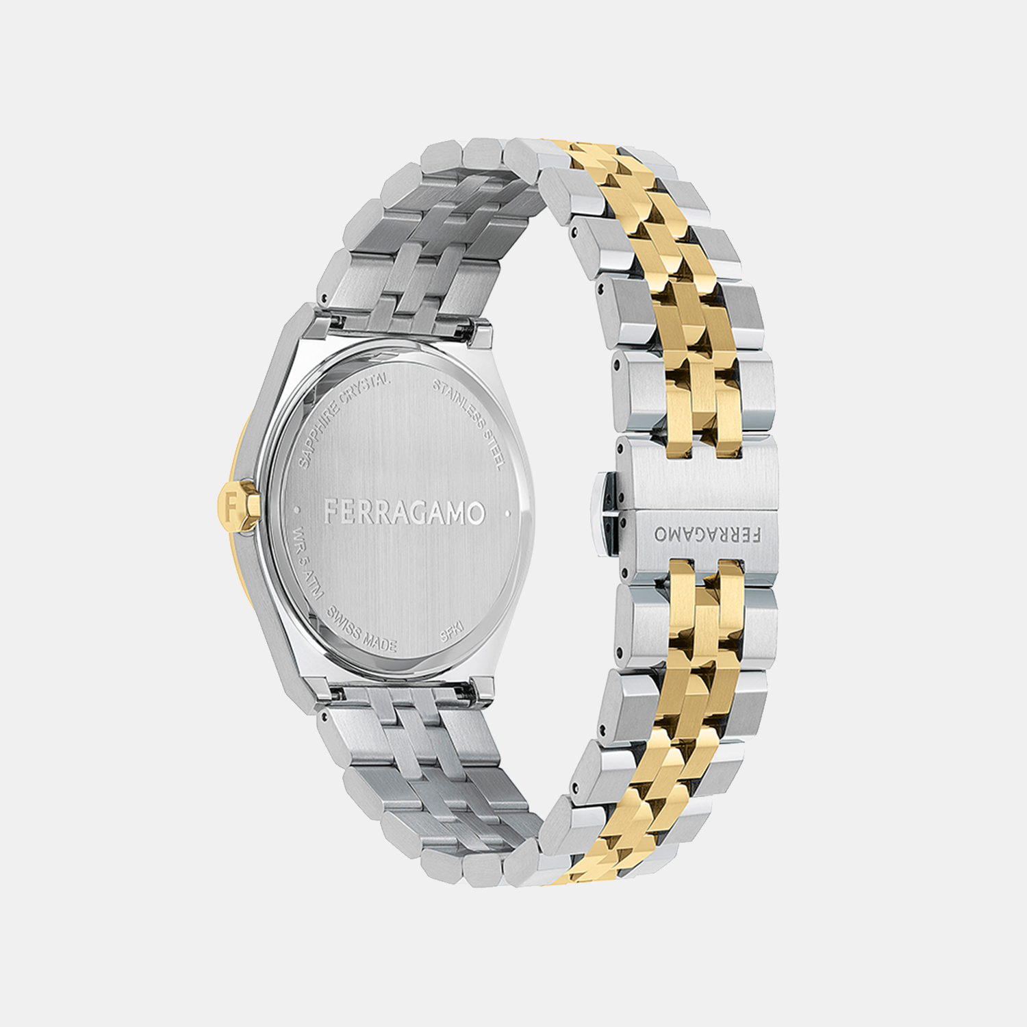 Ferragamo Men Round Green watch