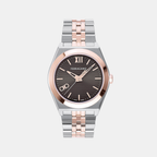 Ferragamo Round Black Analog watch