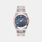 Men Quartz Blue Dial Analog Stainless Steel Watch SFKI00824