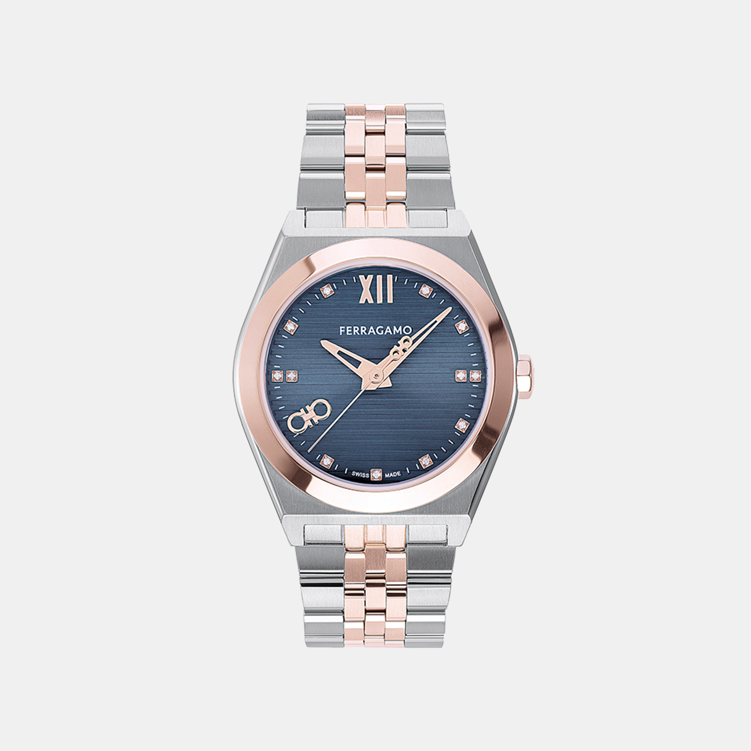 Ferragamo Round Blue Analog watch