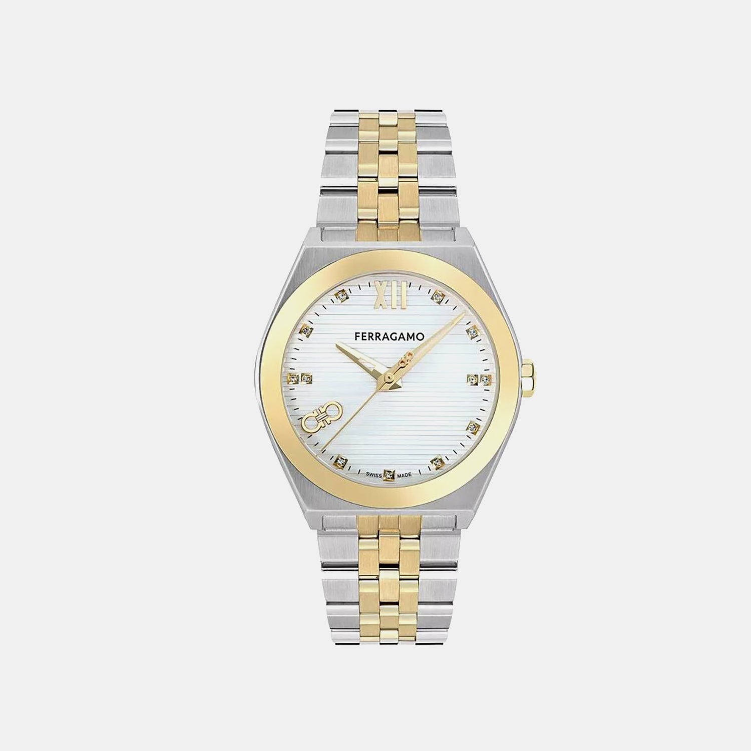 Men Quartz Brown Dial Analog Stainless Steel Watch SFKI01324