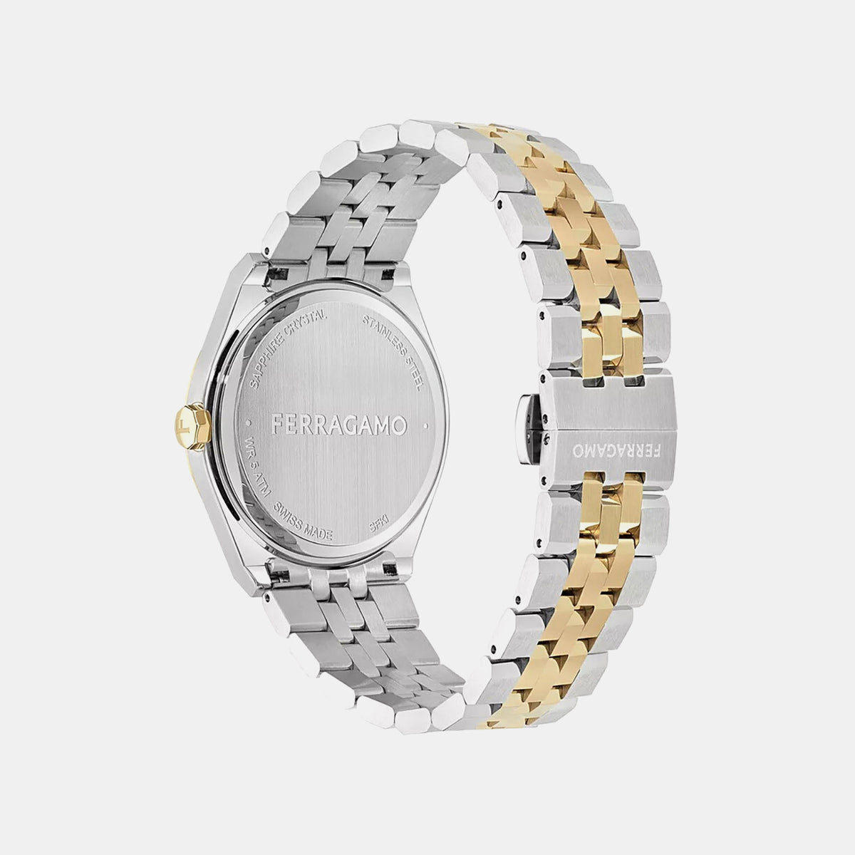 Vega Men Quartz Brown Dial Analog Stainless Steel Watch SFKI01324