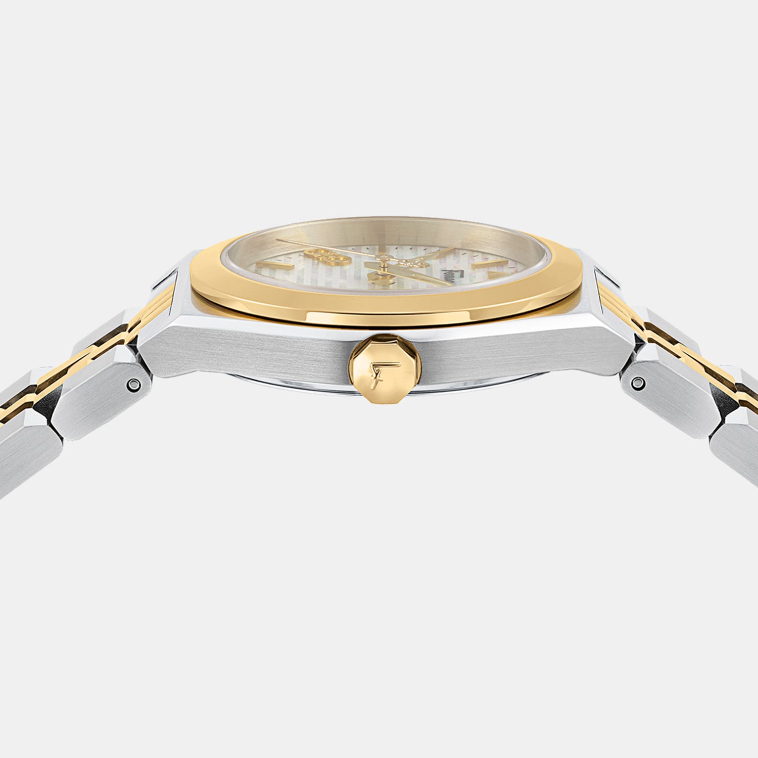 Kj-Vega New 28Mm Women Quartz Mother Of Pearl Dial Analog Stainless Steel Watch SFKJ00223