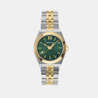 Ferragamo Round Green Analog watch