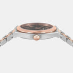 Kj-Vega New 28Mm Women Quartz Black Dial Analog Stainless Steel Watch SFKJ00624