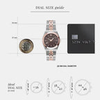 Kj-Vega New 28Mm Women Quartz Black Dial Analog Stainless Steel Watch SFKJ00624