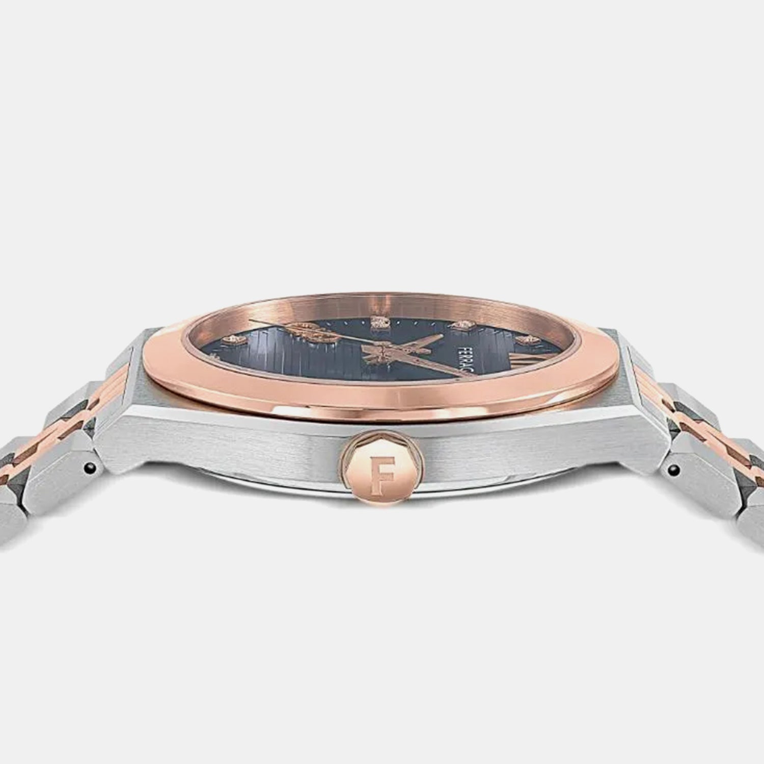 Kj-Vega New 28Mm Women Quartz Blue Dial Analog Stainless Steel Watch SFKJ00824