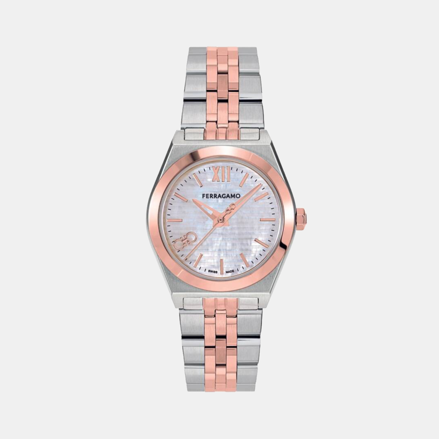 Vega Women Quartz Mother Of Pearl Dial Analog Stainless Steel Watch SFKJ01124