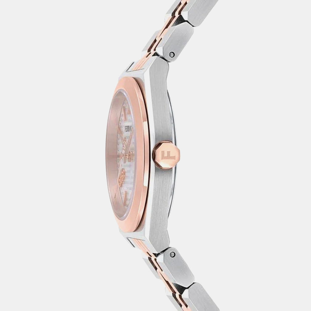 Vega Women Quartz Mother Of Pearl Dial Analog Stainless Steel Watch SFKJ01124