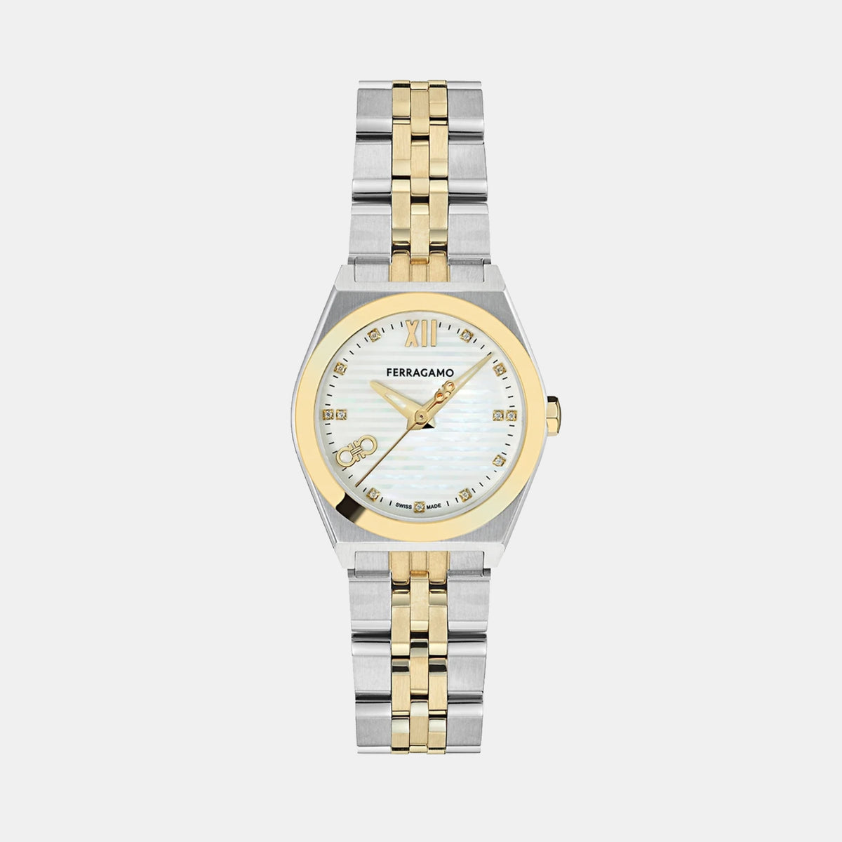 Vega Women Quartz Brown Dial Analog Stainless Steel Watch SFKJ01324