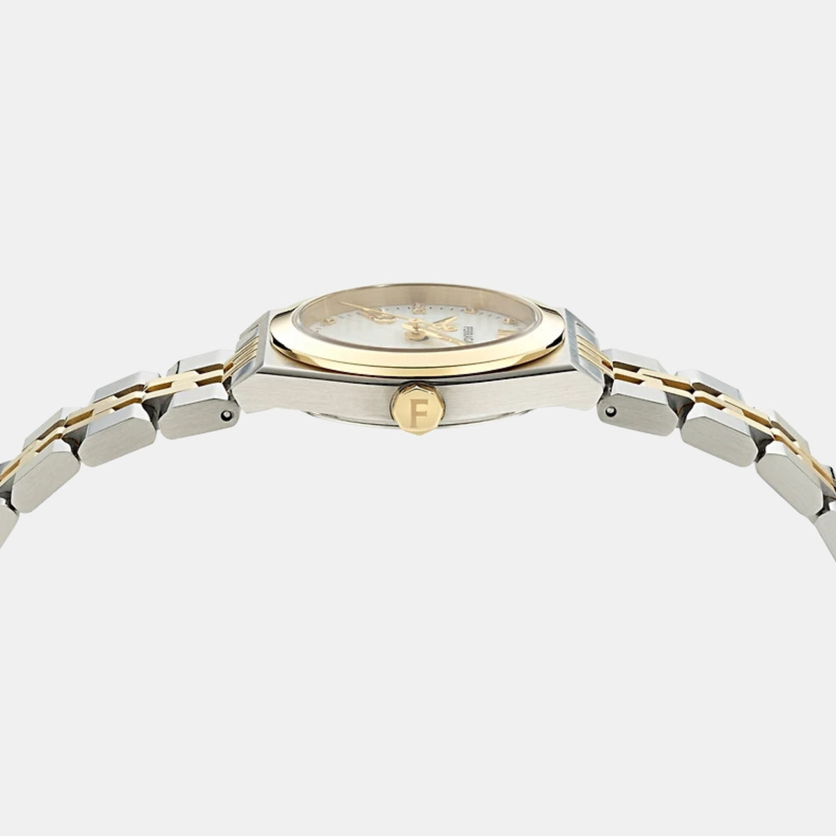 Vega Women Quartz Brown Dial Analog Stainless Steel Watch SFKJ01324