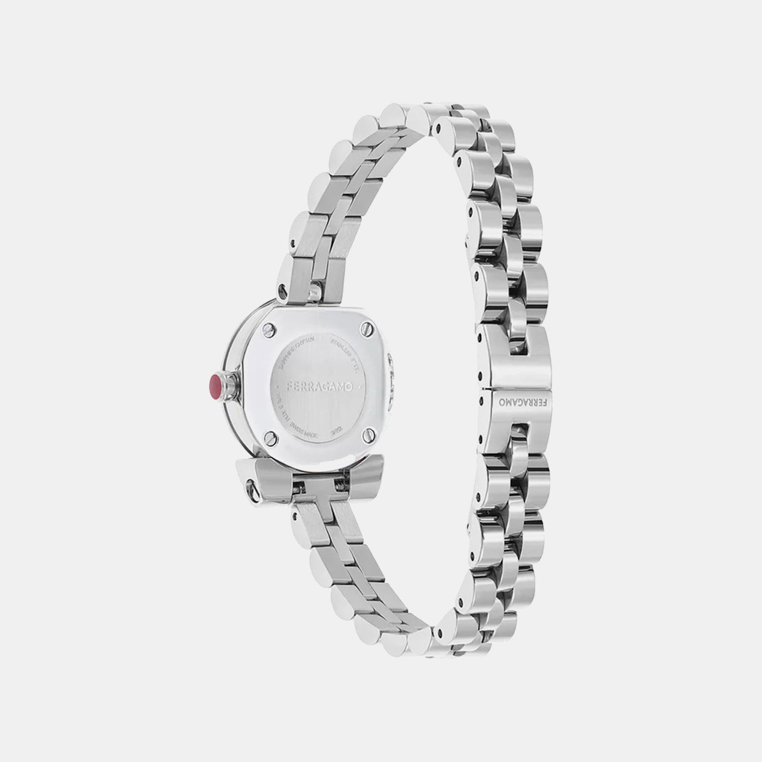 Gancino Women Quartz White Dial Analog Stainless Steel Watch SFKK01423