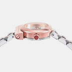 Kk-Gancino 22 Restyling Women Quartz Silver Dial Analog Stainless Steel Watch SFKK01523