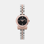 Gancino Women Quartz Black Dial Analog Stainless Steel Watch SFKK01623