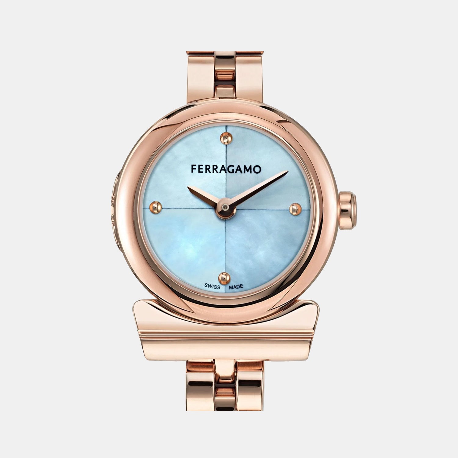 Women Quartz Blue Dial Analog Stainless Steel Watch SFKK02524