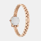 Women Quartz Blue Dial Analog Stainless Steel Watch SFKK02524