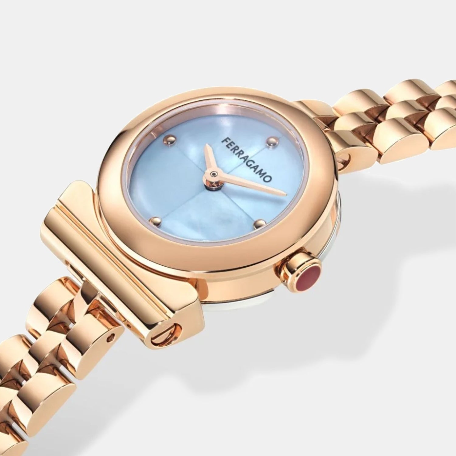 Women Quartz Blue Dial Analog Stainless Steel Watch SFKK02524